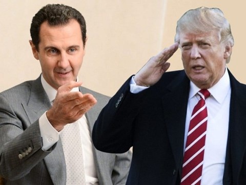 Ông Trump lệnh cho CIA dừng hỗ trợ quân nổi dậy ở Syria - 1
Tổng thống Mỹ Donald Trump (bên phải) và Tổng thống Syria Bashar Al-Assad.