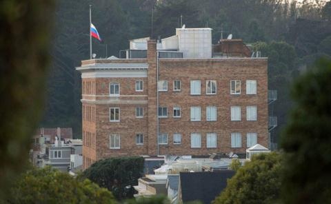 Nhân viên ngoại giao Nga sắp bị 'cấm cung' ở Mỹ - 1
Lãnh sự quán Nga tại San Francisco, bang California, Mỹ