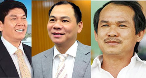 Ông lớn bứt phá ngàn tỷ đồng, đại gia trẻ tham vọng tỷ USD - 1 Những đại gia Việt nhiều tham vọng.