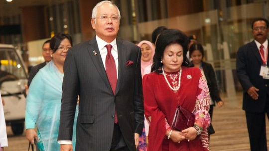 
Thủ tướng Malaysia Najib Razak và phu nhân Rosmah Mansor Ảnh: AP
