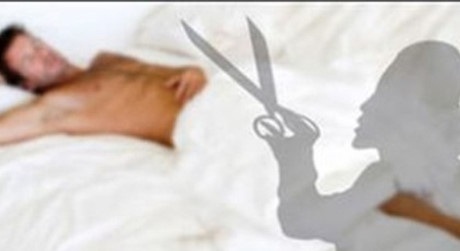 Vợ cắt của quý của chồng vì ghen