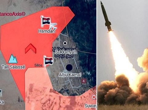 Syria hủy diệt IS ở al-Bukamal bằng sát thủ Tochka-U - 1
Nga và Syria dùng các loại vũ khí hạng nặng để hỗ trợ SAA tái chiếm Abu Kamal từ tay IS