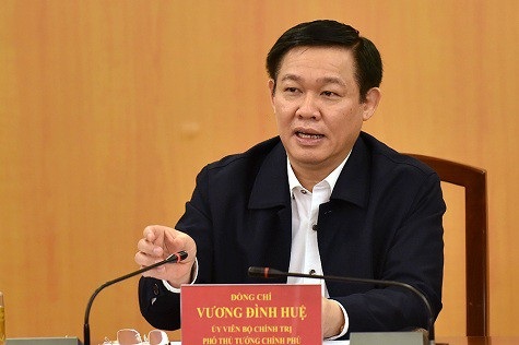 Tạo nguồn cho cải cách tiền lương - 1 Phó Thủ tướng Vương Đình Huệ phát biểu tại buổi làm việc. Ảnh: VGP/Nhật Bắc
