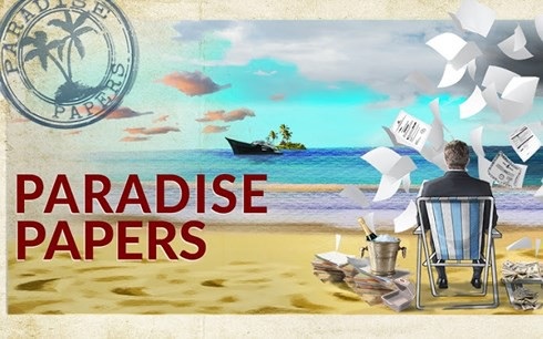 
Hồ sơ Thiên đường. Minh họa của BusinessLive.
