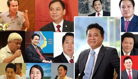 Một lần ghi dấu lịch sử, dính đòn khủng hoảng xuống đáy 10 năm - 1
Đại gia Việt, người lên cao, người lao dốc.