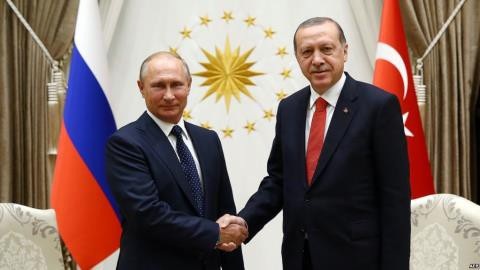 Nga rút quân khỏi Syria: Độc chiêu của Moscow - 1
Tổng thống Putin gặp gỡ Tổng thống Thổ Nhĩ Kỳ