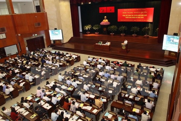 Khẩn trương triển khai đề án quy hoạch báo chí - 1
Quang cảnh hội nghị. (Ảnh: Thanh Vũ/TTXVN)