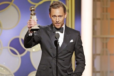 Tình cũ của Taylor Swift “hứng gạch” dù giành giải Quả cầu vàng - 1 Tom Hiddleston bị chỉ trích sau lễ trao giải Quả cầu vàng