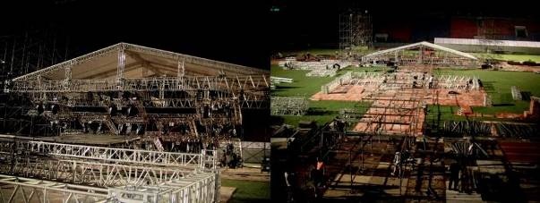 Điểm danh những sân khấu âm nhạc lớn nhất tại Việt Nam từ trước đến nay - 1
Sân khấu được dàn dựng hoành tráng và công phu. Ảnh: zing.