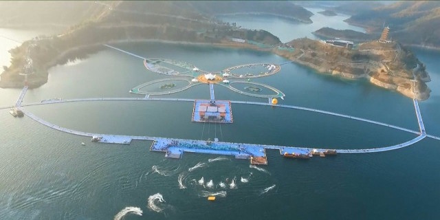 Trung Quốc mở tuyến đường đi bộ khổng lồ trên nước dài 50km - 2 Tuyến đường tuyệt đẹp nằm trên sông Hồng Thủy, tỉnh Quý Châu