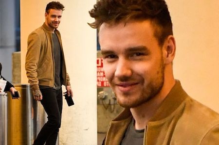 Nam ca sĩ 9x cười tươi rói khi “bỏ mặc” bạn gái bầu bí - 1 Liam Payne vui vẻ khi trở lại Mỹ