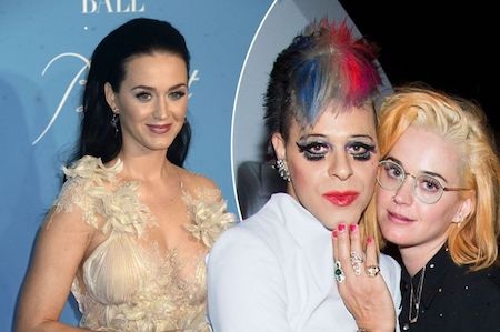 Katy Perry gây bất ngờ khi “vàng hoe” mừng sinh nhật người yêu - 1 Katy Perry khiến các fan ngỡ ngàng với màu tóc mới