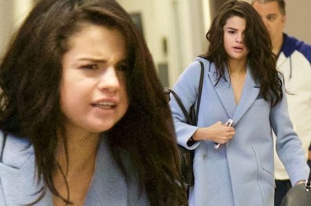 Selena Gomez tiều tuỵ tại sân bay | Báo Dân trí