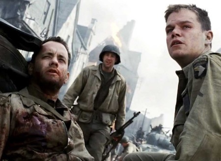 Những tác phẩm “đong đầy” nước mắt của điện ảnh thế giới - 1 “Saving private Ryan” là bộ phim lấy bối cảnh chiến tranh thế giới thứ hai với nội dung chính kể về 1 đội biệt kích Mỹ do đại úy John H. Miller dẫn đầu đang cố gắng giải cứu 1 chiến hữu của mình là binh nhì James Francis Ryan thuộc đội nhảy dù bị kẹt trong căn cứ địch. Cốt truyện nhân văn, bối cảnh lịch sử hùng tráng cùng diễn xuất tuyệt vời của dàn diễn viên đã giúp “Saving private Ryan” trở thành một trong những bộ phim hay nhất về đề tài chiến tranh. Hồi năm 2007, “Saving private Ryan” còn được xếp hạng thứ 71 trong Danh sách 100 phim hay nhất của Viện phim Mỹ.