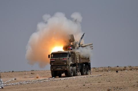 Israel tiếp tục thách thức phòng không Syria - 2 Hệ thống Pantsir-S1.