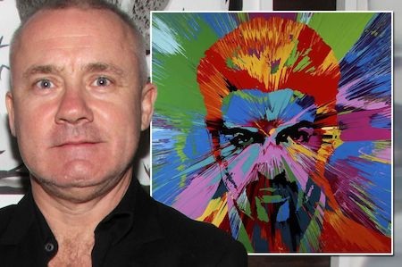 Tình cũ bán tranh vẽ George Michael với giá hơn 13 tỉ đồng - 1 Tranh vẽ George Michael của Damien Hirst vừa được rao bán