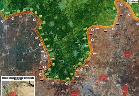 Iraq xuất binh sang Syria cứu nguy Mosul? - 2 Chiến tuyến quân đội Syria trên địa phận tỉnh Hama