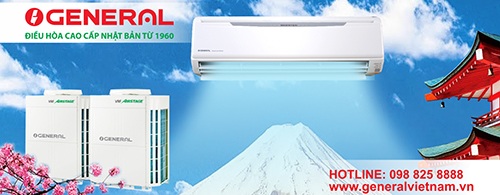 PMG Việt Nam phân phối điều hòa cao cấp Nhật Bản GENERAL - 1 Điều hòa cao cấp Nhật Bản từ 1960.
