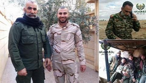 SRG - lá chắn thép trấn thủ Deir Ezzor - 4 Tướng Issam Zahreddine-Tư lệnh Lữ đoàn 104 SRG (trái) và chỉ huy sư đoàn 17 SAA là Đại tá Wael Asmandar ở sân bay Deir Ezzor ngày 20/02/2017
