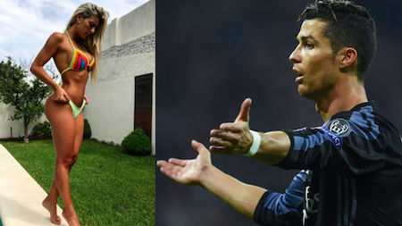 Cận cảnh nhan sắc bốc lửa khiến C.Ronaldo bị hút hồn - 1 Ronaldo được cho là đang “để ý” tới Maria Sol Perez