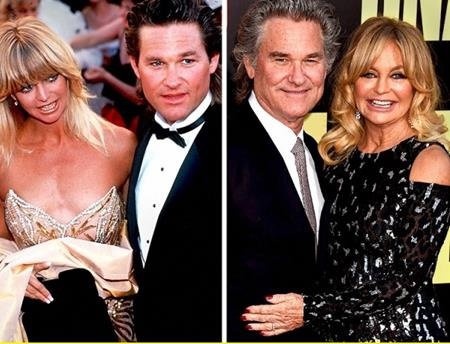 Những đôi uyên ương nổi tiếng quyết khước từ hôn nhân - 1 Tính đến nay, Goldie Hawn đã có 34 năm gắn bó cùng nam tài tử Kurt Russell mà chẳng hề màng đến một danh phận. Dù vậy, tình cảm của cặp đôi vẫn vô cùng thắm thiết và nữ minh tinh Hollywood từng chia sẻ rằng: “Chúng tôi yêu nhau. Dĩ nhiên, giống như mọi gia đình, chúng tôi cũng đôi lần cãi vã nhưng chúng tôi vẫn yêu việc được ở bên nhau”.
