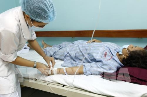 Xuất hiện một số ổ dịch sốt xuất huyết ở nội thành Hà Nội - 1 Từ tháng 1 đến 22/6/2017, Bệnh viện Bệnh Nhiệt đới T.Ư (Bộ Y tế) tiếp nhận cấp cứu, điều trị 453 ca SXH. Ảnh: Dương Ngọc – TTXVN.