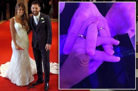 Messi và bà xã Antonella khoe hình xăm định tình - 1 Vợ Messi vui sướng khoe hình xăm đôi