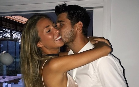 Bà xã của Morata tự tin khoe dáng nuột nà tại xứ sở sương mù - 1 Alvaro Morata và Alice Campello là cặp đôi mới của giải Ngoại hạng