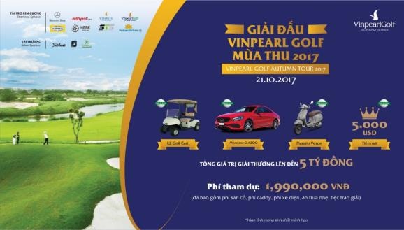 Vinpearl Golf Autumn Tour 2017: Cơ hội sở hữu tổng giải thưởng hơn 5 tỷ đồng - 1 Vinpearl Golf Autumn Tour 2017: Cơ hội sở hữu tổng giải thưởng hơn 5 tỷ đồng - 1