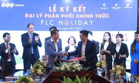 Tập đoàn FLC ký kết đại lý phân phối chính thức FLC Holiday với Hoàng Tùng Land