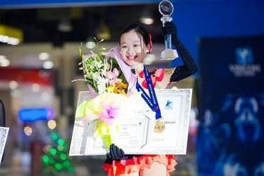 Giải trượt băng nghệ thuật cúp Vincom mùa thứ 3 thu hút nhiều thí sinh tiềm năng - 1 Một thí sinh nhí từng đoạt giải tại Cúp Vincom 2016 và giải thưởng tại cuộc thi quốc tế Skate Asia.