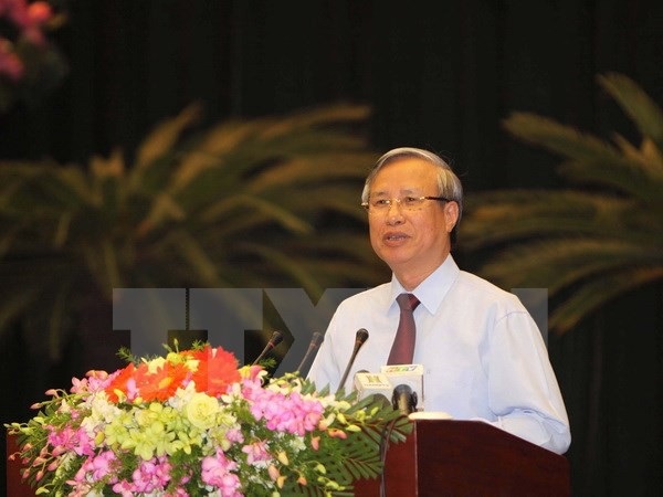 Khẩn trương triển khai đề án quy hoạch báo chí - 2
Ông Trần Quốc Vượng phát biểu chỉ đạo hội nghị. (Ảnh: Thanh Vũ/TTXVN)
