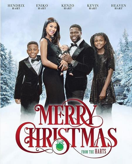 Loạt sao lớn thi nhau chúc mừng Giáng sinh an lành - 1 Danh hài Kevin Hart đã khiến rất nhiều fans thích thú khi đưa cả gia đình vào tờ “áp phích” quảng cáo cho bộ phim “Giáng sinh vui vẻ”