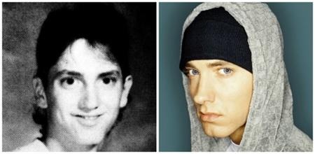 “Rụng tim” khi chiêm ngưỡng hình ảnh ngày nhỏ của các sao - 10 “Ngầu” là thế nhưng hóa ra Eminem cũng từng có một thời “ngố tàu” khó quên