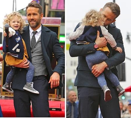 “Tan chảy” trước những ông bố mẫu mực của làng giải trí - 10 Chuyện Ryan Reynolds yêu thương, cưng nựng hết mực cô con gái rượu của mình vốn không phải là một ngạc nhiên đối với người hâm mộ.