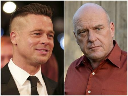 Cùng tuổi nhưng các sao Hollywood lại khác nhau một trời một vực - 11 Nếu chỉ xét về diện mạo, chắc chắn không một ai dám tin Brad Pitt có cùng tuổi tác với Dean Norris