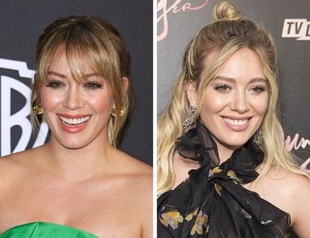 Khi các sao lột xác nhờ tóc mái “thần thánh” - 12 Cựu công chúa nhà Disney Hilary Duff trông khá hợp với một chút tóc mái trên trán