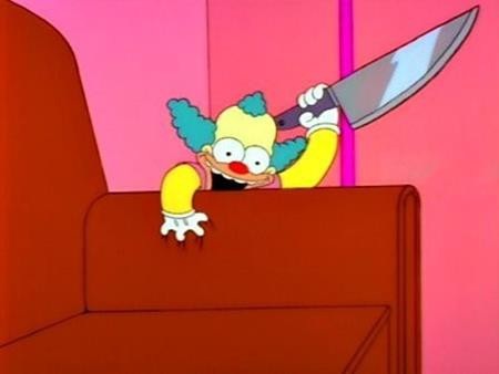 Lạnh gáy với những búp bê kinh dị trên màn ảnh - 12 Dù là phim hoạt hình nhưng “The Simpsons” vẫn hù dọa khán giả với con búp bê Krusty vô cùng đáng sợ.