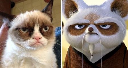 Thích thú khi “đối đầu” với các nhân vật hoạt hình kinh điển - 13 Còn đây chính là sư phụ Shifu của “Kung Fu Panda”