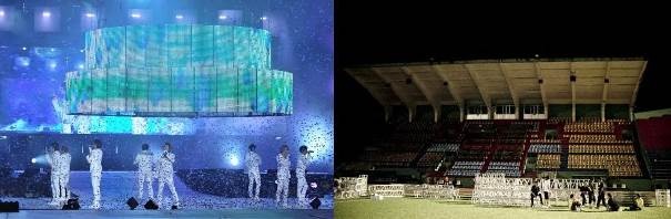 Điểm danh những sân khấu âm nhạc lớn nhất tại Việt Nam từ trước đến nay - 2 Đây là buổi diễn lớn nhất trong tour diễn xuyên Á của Super Junior. Ảnh: zing