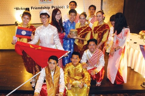 
 Bảo trong chuyến giao lưu văn hóa Mekong Friendship Project 2014.
