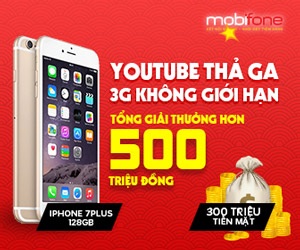 Dân “mọt phim, nghiện bóng” lùng sục tìm gói cước 3G giá rẻ để xem Youtube, FPT Play - 2 Chào Xuân Định Dậu và tri ân khách hàng, từ ngày 06/02/2017 đến hết ngày 06/05/2017, MobiFone triển khai chương trình khuyến mại Tích điểm trúng thưởng “Xài Data - Rước Lộc Đầy Nhà” cho các khách hàng sử dụng dịch vụ Video Data với tổng giá trị giải thưởng lên đến hơn 500 triệu đồng.