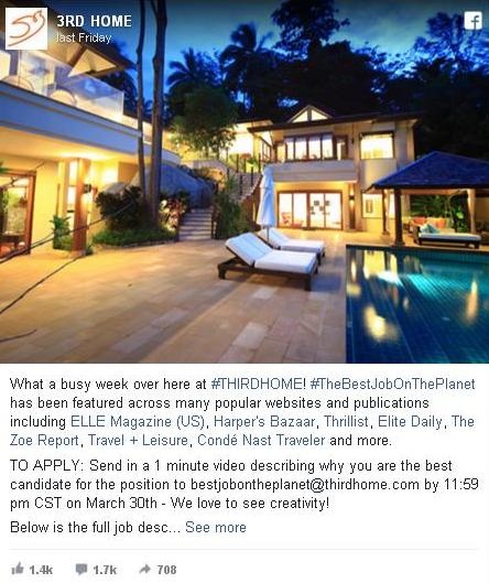 Được trả lương 10.000 usd/tháng chỉ để đi du lịch sang chảnh - 2 Được trả lương 10.000 usd/tháng chỉ để đi du lịch sang chảnh - 2