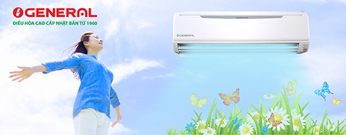 PMG Việt Nam phân phối điều hòa cao cấp Nhật Bản GENERAL - 2 Điều hòa General thân thiện với môi trường và người sử dụng