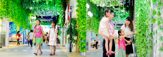 KizCiti tái hiện không gian kỷ Jura với rừng cây rậm rạp cùng rất nhiều loài khủng long