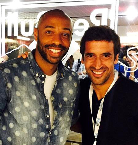 Thierry Henry và Raul đều có tên trong danh sách đổi áo của Messi