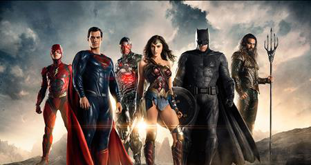 Loạt phim siêu anh hùng hấp dẫn không thể bỏ qua trong thời gian tới - 2 Sau thành công to lớn của “The Avengers” của Marvel, vũ trụ điện ảnh DC đã có thêm động lực để cho ra mắt “Justice league”, cũng gồm một tập hợp các siêu anh hùng với sự tham gia của những tên tuổi lớn như Gal Gadot, Ben Affleck, Henry Cavill, Jason Momoa, Ezra Miller hay Ray Fisher