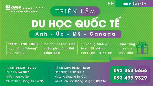 Săn tìm kho học bổng du học Anh, Úc, Mỹ và Canada trong năm 2017 - 2 Săn tìm kho học bổng du học Anh, Úc, Mỹ và Canada trong năm 2017 - 2