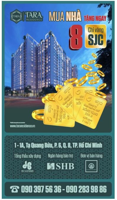 Mua nhà Tara nhận ngay khuyến mại khủng - 2 Khách hàng sẽ nhận ngay quà tặng khi đặt mua căn hộ tại Tara