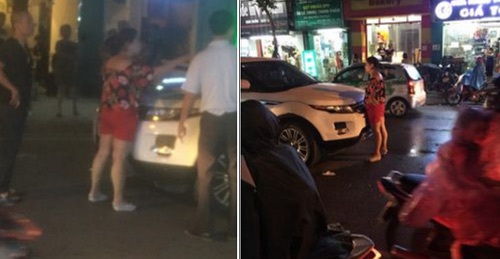 Hà Nội: Bắt gặp chồng và bồ trên phố, người vợ ôm con gào khóc trong mưa - 1
Người phụ nữ đứng chặn ngay trước chiếc xe của chồng. (Ảnh: Internet)